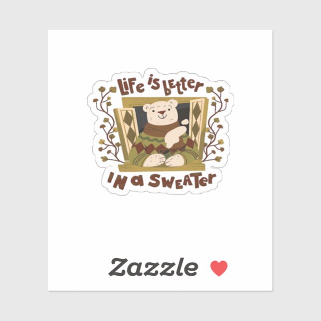 Ist Pullover! Herbst Herbst 2010 Aufkleber (Blatt)