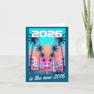 Ist Shirt 2016 Retro Synthwave Auto Ästhetik Karte
