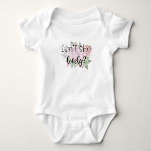 Ist sie nicht hübsch? baby strampler