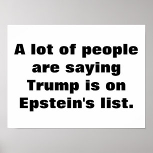 Ist Trump auf Epsteins Liste? Poster