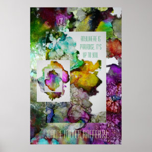 Ist überall Paradies-Plakat Poster