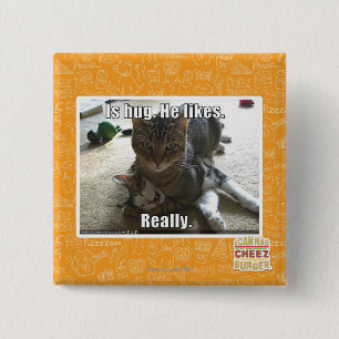 Ist Umarmung. Er mag Button