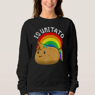 Ist Unitato ist Potato wie auf spät nachts Televis Sweatshirt