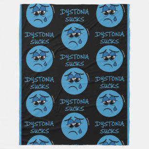 IST ZUM KOTZEN...Dystonie Fleecedecke