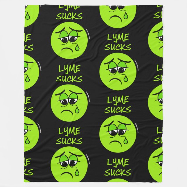 IST ZUM KOTZEN... Lyme Fleecedecke (Vorderseite)