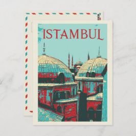 Istambul Hagia Sophia Abbildung Türkei Postcard Postkarte