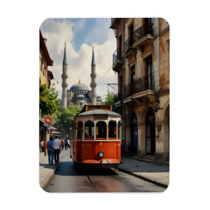Istanbul Aquarellkunst Magnet