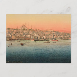 Istanbul - Aussicht von der Brücke aus Postkarte