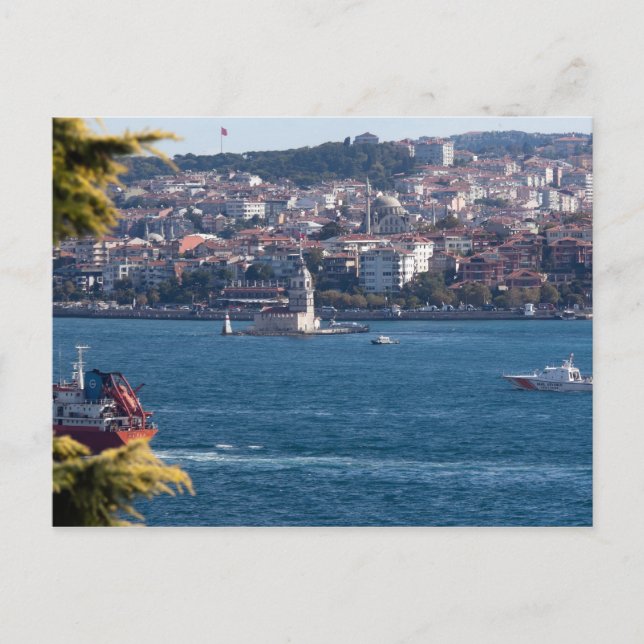 Istanbul Bosphorus Postkarte (Vorderseite)