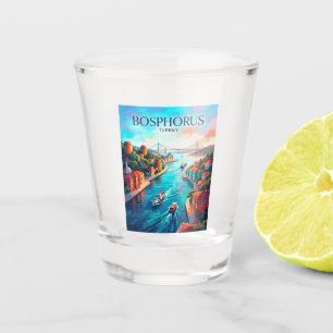 Istanbul - Bosporus Türkei Schnapsglas