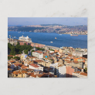 Istanbul Cityscape Postkarte