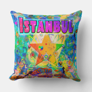 Istanbul Epoch Hour Pillow Kissen
