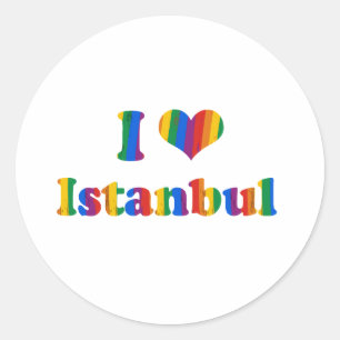 ISTANBUL-GAY PRIDE RUNDER AUFKLEBER