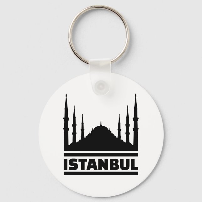 Istanbul-Moschee Schlüsselanhänger (Vorderseite)
