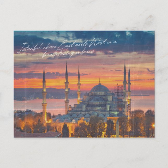 Istanbul Postkarte (Vorderseite)