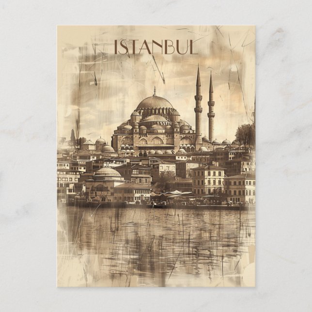 Istanbul Postkarte (Vorderseite)