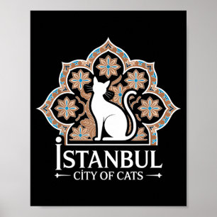 Istanbul Stadt der Katzen Türkisches Erbe Hagia So Poster