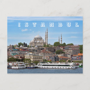 Istanbul. Stadtbild. Postkarte