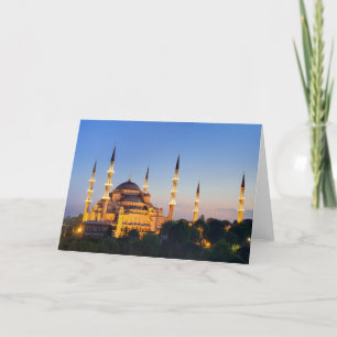 Istanbul - Sultan Ahmed Mosque greeting card Karte
