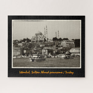 Istanbul, Sultan Ahmed panorama, Türkei Historisch Puzzle