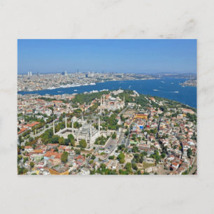Istanbul - Sultanahmet (Luftbild) Postkarte