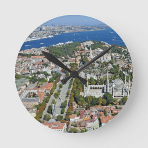 Istanbul - Sultanahmet (Wanduhr) Runde Wanduhr