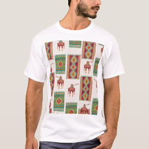 Istanbul-Teppiche Kaffee: Vintage-Muster T-Shirt
