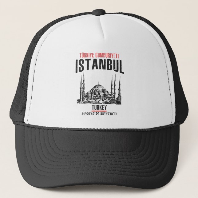 Istanbul Truckerkappe (Vorderseite)