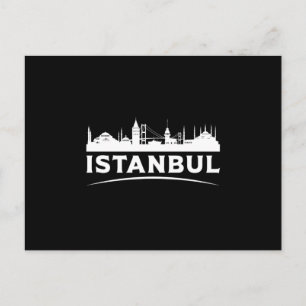 Istanbul Türkei City Cityscape Skyline Funny Gift Postkarte