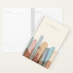 Istanbul, Türkei City Skyline Planer