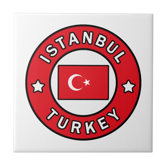 Istanbul Türkei Fliese (Vorderseite)