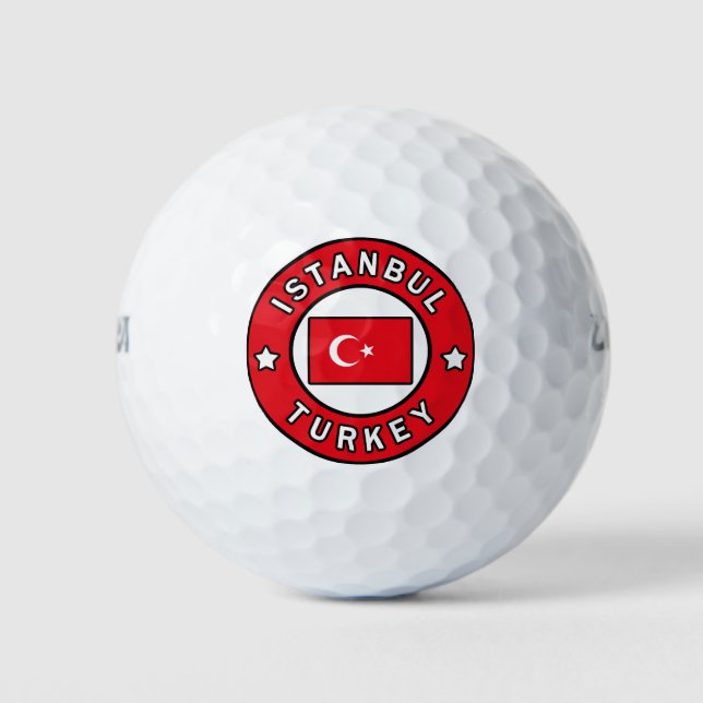 Istanbul Türkei Golfball (Vorderseite)