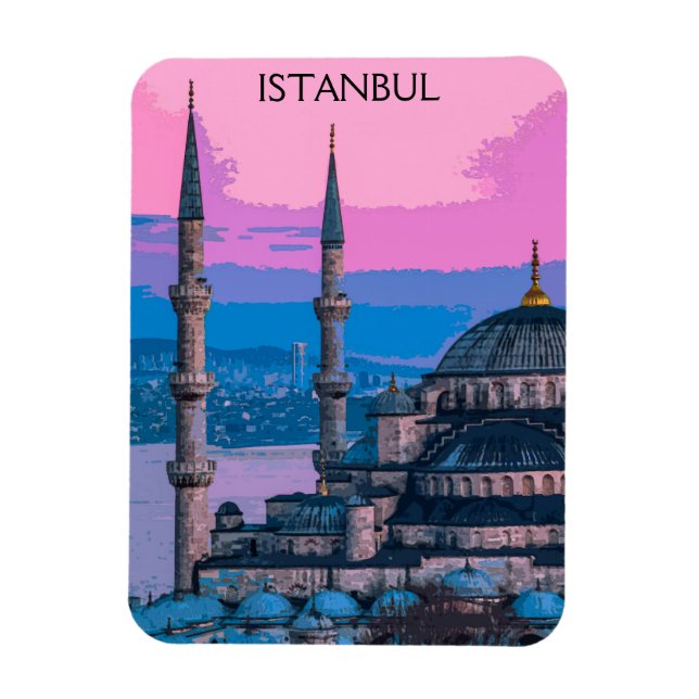 Istanbul Türkei Hagia Sophia Architektur Magnet (Vertikal)