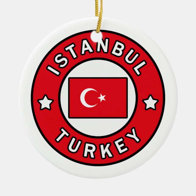 Istanbul Türkei Keramik Ornament (Vorne)