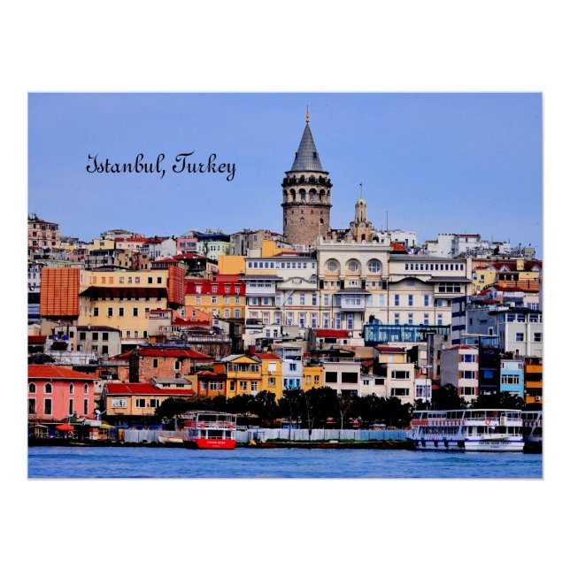 Istanbul, Türkei Poster (Vorderseite)