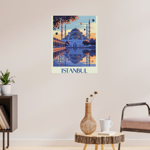 Istanbul, Türkei Reise Poster