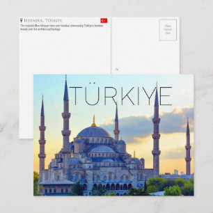 Istanbul, Türkei Reise-Postkarte Postkarte