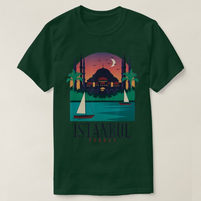 Istanbul Türkei reist osmanisches Reich T-Shirt (Design vorne)