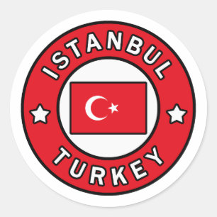 Istanbul Türkei Runder Aufkleber