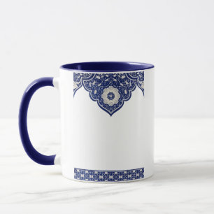 Istanbul Türkei Souvenir Blaues türkisches Design Tasse