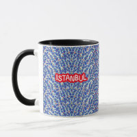 Istanbul Türkei Souvenir Blue und White