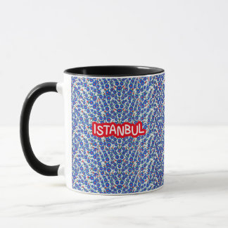 Istanbul Türkei Souvenir Blue und White Tasse