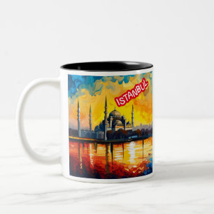 Istanbul Türkei Souvenir Zweifarbige Tasse