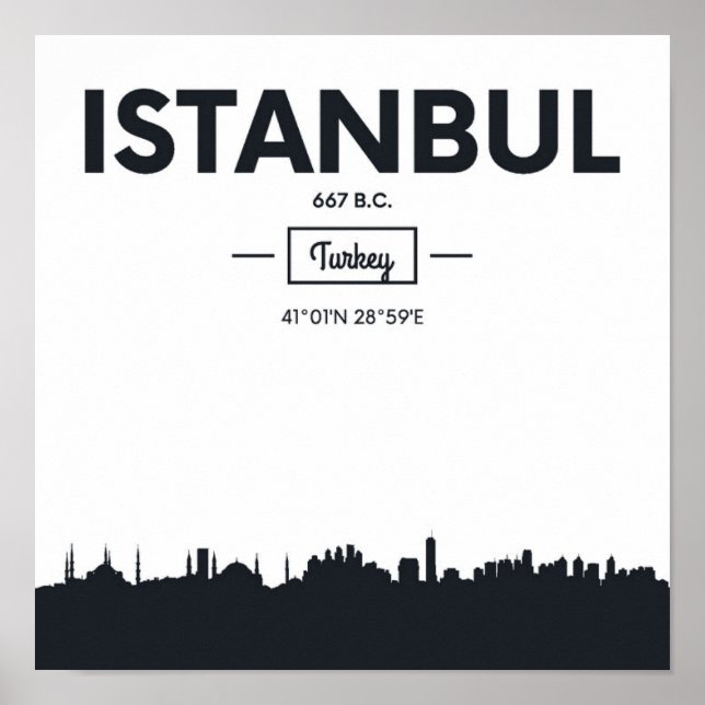 Istanbul, Türkei | Städtekoordinatoren Poster (Vorne)