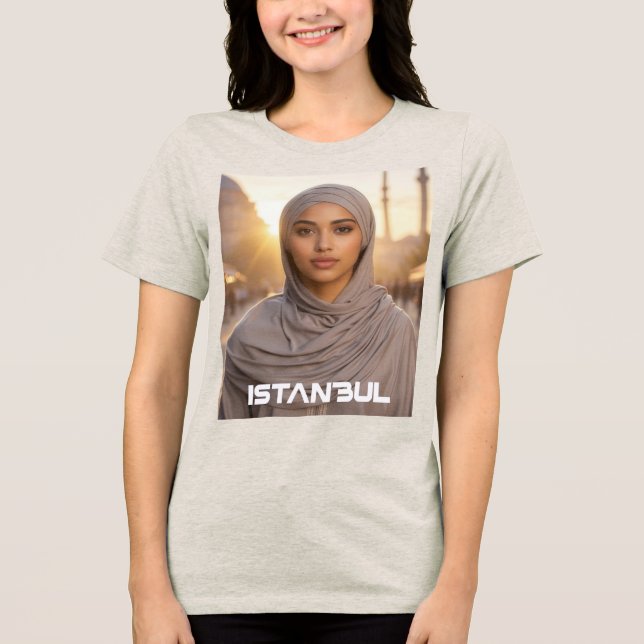 ISTANBUL - TÜRKEI Tri-Blend SHIRT (Vorderseite)
