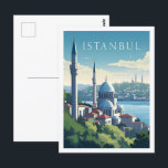 Istanbul Türkei Vintag Bekannter Reiseort Postkarte<br><div class="desc">Istanbul Türkei Vintag Bekannter Reiseort</div>