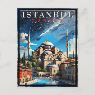 Istanbul Türkei Vintag Postkarte