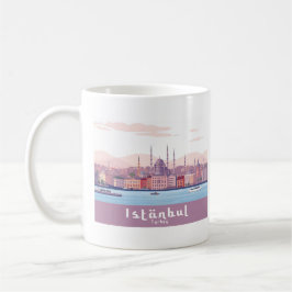 Istanbul Turkey Pastel Travel Design Kaffeetasse