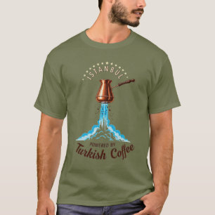 Istanbul Türkischer Kaffee-Thema T-Shirt