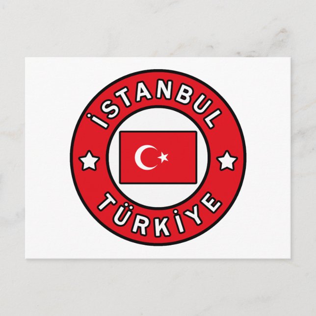 İstanbul Türkiye Postkarte (Vorderseite)
